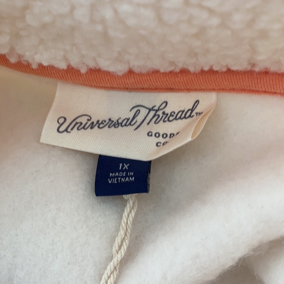 Women’s Sherpa Jacket - Universal Thread Cream - Picture 7 of 7